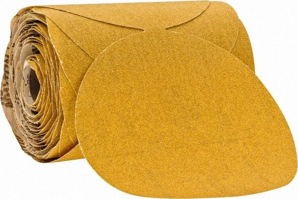 SIA Abrasives - 6" Diam, 80 Grit Aluminum Oxide Adhesive PSA Disc - Medium Grade, C Weighted Paper Backing, For Low Speed Dual-Action Sanders, Orbital Sanders - Americas Industrial Supply