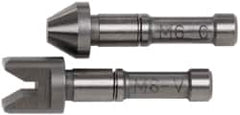 Mitutoyo - Micrometer Anvil - Use with 326126 Series Screw Thread Micrometers - Americas Industrial Supply