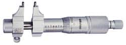 Mitutoyo - 5 to 30 mm Range, Carbide Satin Chrome Coated, Mechanical Inside Caliper Micrometer - 0.001 Inch Graduation, 0.01 mm Graduation, 0.005 mm Accuracy - Americas Industrial Supply