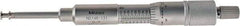 Mitutoyo - 0.06 to 1.05 Inch Inside Measurement, 0 to 1 Inch Outside Measurement, Mechanical Groove Micrometer - 0.001 Inch Graduation, 0.0004 Inch Accuracy, 0.25 Inch Measuring Disc Diameter - Americas Industrial Supply