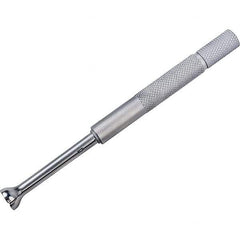 Mitutoyo - 0.4 to 0.5 Inch Measurement, Small Hole Gage - 4-1/4 Inch Overall Length, Half Ball - Americas Industrial Supply