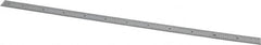 Mitutoyo - 12" Long, 1/100, 1/64, 1/50, 1/32" Graduation, Flexible Stainless Steel Rule - 16R Graduation Style, 1/2" Wide, Silver, Satin Chrome Finish - Americas Industrial Supply
