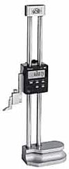 Mitutoyo - 40" Electronic Height Gage - 0.0005, 0.0002" (Switchable) Resolution, Accurate to 0.003", LCD Display, SPC Data Output - Americas Industrial Supply