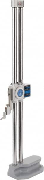 Mitutoyo - 24" Dial Height Gage - 0.001" Graduation, Accurate to 0.002", Dial and Counter Display - Americas Industrial Supply