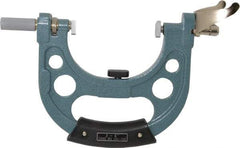 Mitutoyo - 3 to 4 Inch, Snap Gage - 0.0001 Inch Graduation, 15 N Measuring Force, Carbide Anvil, Dial Display - Americas Industrial Supply