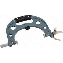 Mitutoyo - 8 to 9 Inch, Snap Gage - 0.0001 Inch Graduation, 15 N Measuring Force, Carbide Anvil, Dial Display - Americas Industrial Supply