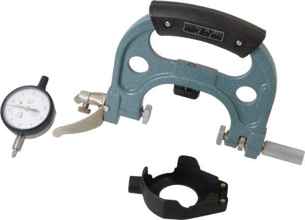 Mitutoyo - 2 to 3 Inch, Snap Gage - 0.0001 Inch Graduation, Dial Display - Americas Industrial Supply