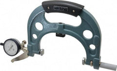 Mitutoyo - 4 to 5 Inch, Snap Gage - 0.0001 Inch Graduation, Dial Display - Americas Industrial Supply