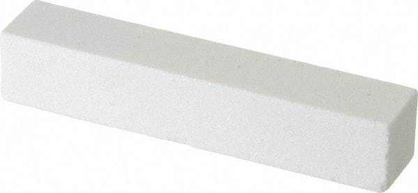 Norton - 150 Grit Aluminum Oxide Square Dressing Stick - 4 x 3/4 x 3/4, Very Fine Grade, Vitrified Bond - Americas Industrial Supply