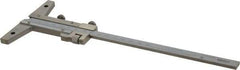 Mitutoyo - 0 to 150mm Measurement Range, 260mm Rule Length, 4 Inch Base Length, Vernier Depth Gage - 0.02mm Graduation, Accurate to 0.03mm, Stainless Steel, Satin Chrome Coated - Americas Industrial Supply