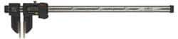 Mitutoyo - 0 to 450mm Range, 0.01mm Resolution, IP66 Electronic Caliper - Stainless Steel with 100mm Carbon Fiber Reinforced Plastic (CFRP) Jaws, 0.05mm Accuracy, SPC Output - Americas Industrial Supply