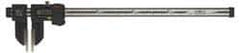 Mitutoyo - 0 to 450mm Range, 0.01mm Resolution, IP66 Electronic Caliper - Stainless Steel with 100mm Carbon Fiber Reinforced Plastic (CFRP) Jaws, 0.05mm Accuracy, SPC Output - Americas Industrial Supply