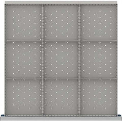 LISTA - 9-Compartment Drawer Divider Layout for 3.15" High Drawers - Americas Industrial Supply