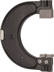 YPG - 3-7/16 to 3-13/16 Inch, Cast Iron 8 Frame Snap Gage - 0.001 Inch Graduation, Hardened Tool Steel Anvil - Americas Industrial Supply