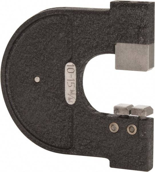 YPG - 0.385 to 0.57 Inch, Cast Iron MC0 Frame Snap Gage - Hardened Tool Steel Anvil - Americas Industrial Supply