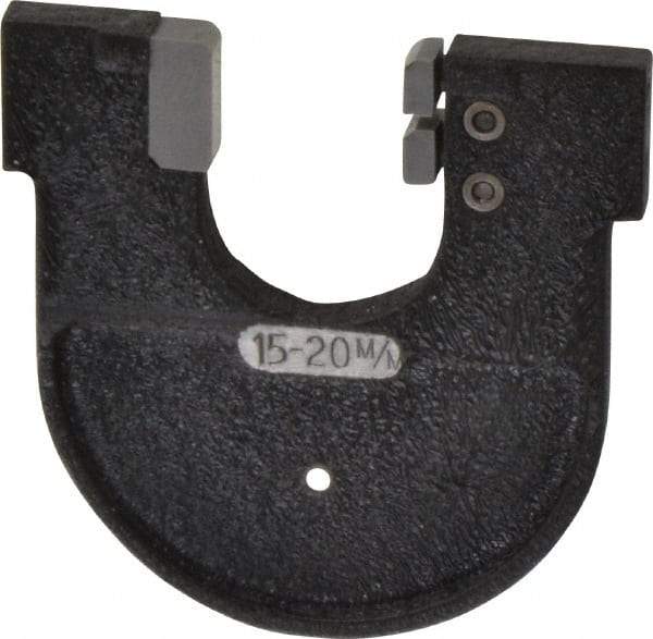 YPG - 0.57 to 0.76 Inch, Cast Iron MC0X Frame Snap Gage - Hardened Tool Steel Anvil - Americas Industrial Supply