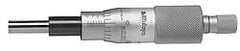 Mitutoyo - 1 Inch, 0.8268 Inch Ratchet Stop Thimble, 0.315 Inch Diameter x 34mm Long Spindle, Mechanical Micrometer Head - Americas Industrial Supply