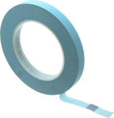 3M - 1/2" Wide x 60 Yd Long Blue Polypropylene Film Masking Tape - Series 215, 4.8 mil Thick, 15 In/Lb Tensile Strength - Americas Industrial Supply