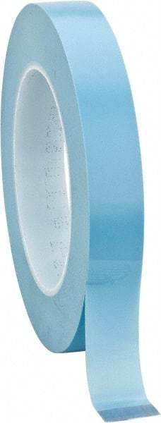 3M - 3/4" Wide x 60 Yd Long Blue Polypropylene Film Masking Tape - Series 215, 4.8 mil Thick, 15 In/Lb Tensile Strength - Americas Industrial Supply