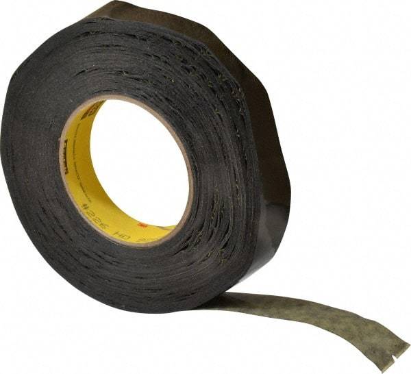 3M - 1" Wide x 60 Yd Long Black Crepe Paper Masking Tape - Series 226, 10.6 mil Thick, 34 In/Lb Tensile Strength - Americas Industrial Supply