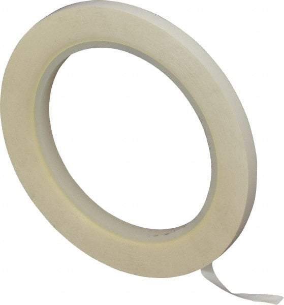 3M - White Solid Color Vinyl Tape - 1/4" Wide x 108' Long x 5.2 mil Thick, General Traffic - Americas Industrial Supply