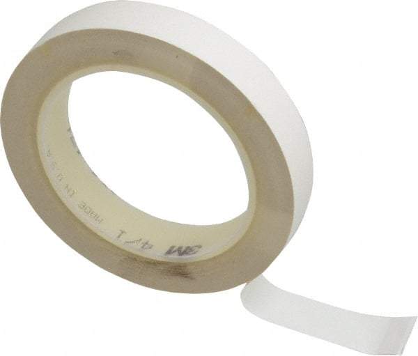 3M - White Solid Color Vinyl Tape - 3/4" Wide x 108' Long x 5.2 mil Thick, General Traffic - Americas Industrial Supply