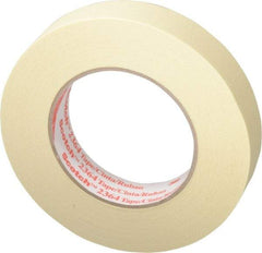 3M - 1" Wide x 60 Yd Long Tan Paper Masking Tape - Series 2364, 6.5 mil Thick, 24 In/Lb Tensile Strength - Americas Industrial Supply