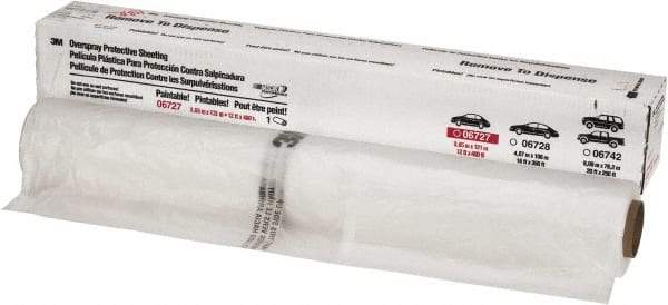 3M - 144" Wide x 400' Long Brown Specialty Coated Paper Masking Film - 3.5 In/Lb Tensile Strength - Americas Industrial Supply