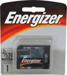 Energizer - Size J, Alkaline, Photo Battery - 6 Volts, Flat Terminal, 4LR61, IEC Regulated - Americas Industrial Supply