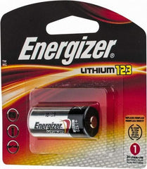 Energizer - Size 123, Lithium, Photo Battery - 3 Volts, Flat Terminal, CR17345, ANSI, IEC Regulated - Americas Industrial Supply