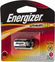 Energizer - Size CR2, Lithium, Photo Battery - 3 Volts, Flat Terminal, CR15H270, ANSI, IEC Regulated - Americas Industrial Supply