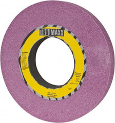 Tru-Maxx - 12" Diam x 5" Hole x 1-1/2" Thick, H Hardness, 46 Grit Surface Grinding Wheel - Aluminum Oxide, Type 1, Coarse Grade, 2,070 Max RPM, Vitrified Bond, No Recess - Americas Industrial Supply