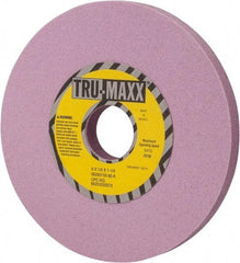 Tru-Maxx - 6" Diam x 1-1/4" Hole x 1/2" Thick, K Hardness, 80 Grit Surface Grinding Wheel - Aluminum Oxide, Type 1, Medium Grade, 5,410 Max RPM, Vitrified Bond, No Recess - Americas Industrial Supply