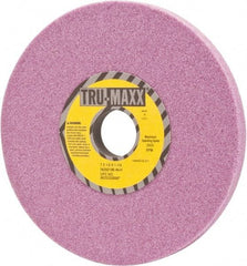 Tru-Maxx - 7" Diam x 1-1/4" Hole x 1/2" Thick, H Hardness, 46 Grit Surface Grinding Wheel - Aluminum Oxide, Type 1, Coarse Grade, 3,600 Max RPM, Vitrified Bond, No Recess - Americas Industrial Supply