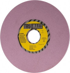 Tru-Maxx - 7" Diam x 1-1/4" Hole x 1/4" Thick, H Hardness, 100 Grit Surface Grinding Wheel - Aluminum Oxide, Type 1, Fine Grade, 3,600 Max RPM, Vitrified Bond, No Recess - Americas Industrial Supply