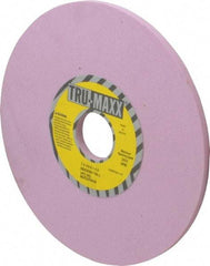 Tru-Maxx - 7" Diam x 1-1/4" Hole x 1/4" Thick, J Hardness, 100 Grit Surface Grinding Wheel - Aluminum Oxide, Type 1, Fine Grade, 3,600 Max RPM, Vitrified Bond, No Recess - Americas Industrial Supply
