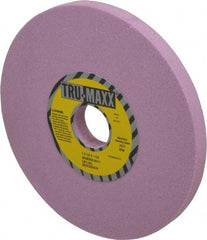 Tru-Maxx - 7" Diam x 1-1/4" Hole x 1/2" Thick, H Hardness, 80 Grit Surface Grinding Wheel - Aluminum Oxide, Type 1, Medium Grade, 3,600 Max RPM, Vitrified Bond, No Recess - Americas Industrial Supply