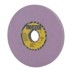 Tru-Maxx - 7" Diam x 1-1/4" Hole x 1/2" Thick, H Hardness, 100 Grit Surface Grinding Wheel - Aluminum Oxide, Type 1, Fine Grade, 3,600 Max RPM, Vitrified Bond, No Recess - Americas Industrial Supply