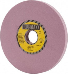 Tru-Maxx - 7" Diam x 1-1/4" Hole x 1/2" Thick, K Hardness, 100 Grit Surface Grinding Wheel - Aluminum Oxide, Type 1, Fine Grade, 3,600 Max RPM, Vitrified Bond, No Recess - Americas Industrial Supply