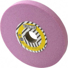Tru-Maxx - 7" Diam x 1-1/4" Hole x 3/4" Thick, K Hardness, 46 Grit Surface Grinding Wheel - Aluminum Oxide, Type 1, Coarse Grade, 3,600 Max RPM, Vitrified Bond, No Recess - Americas Industrial Supply