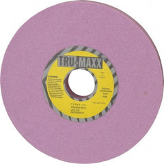 Tru-Maxx - 7" Diam x 1-1/4" Hole x 3/4" Thick, K Hardness, 60 Grit Surface Grinding Wheel - Aluminum Oxide, Type 1, Medium Grade, 3,600 Max RPM, Vitrified Bond, No Recess - Americas Industrial Supply