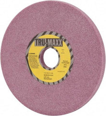 Tru-Maxx - 7" Diam x 1-1/4" Hole x 1/2" Thick, K Hardness, 46 Grit Surface Grinding Wheel - Aluminum Oxide, Type 1, Coarse Grade, 3,600 Max RPM, Vitrified Bond, No Recess - Americas Industrial Supply