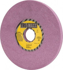 Tru-Maxx - 7" Diam x 1-1/4" Hole x 1/2" Thick, H Hardness, 60 Grit Surface Grinding Wheel - Aluminum Oxide, Type 1, Medium Grade, 3,600 Max RPM, Vitrified Bond, No Recess - Americas Industrial Supply