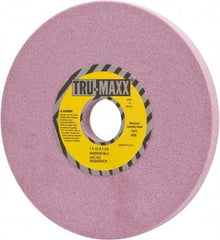 Tru-Maxx - 7" Diam x 1-1/4" Hole x 1/2" Thick, J Hardness, 60 Grit Surface Grinding Wheel - Aluminum Oxide, Type 1, Medium Grade, 3,600 Max RPM, Vitrified Bond, No Recess - Americas Industrial Supply