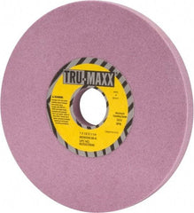 Tru-Maxx - 7" Diam x 1-1/4" Hole x 1/2" Thick, K Hardness, 80 Grit Surface Grinding Wheel - Aluminum Oxide, Type 1, Medium Grade, 3,600 Max RPM, Vitrified Bond, No Recess - Americas Industrial Supply