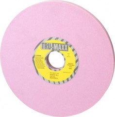 Tru-Maxx - 8" Diam x 1-1/4" Hole x 1/2" Thick, I Hardness, 80 Grit Surface Grinding Wheel - Aluminum Oxide, Type 1, Medium Grade, 3,600 Max RPM, Vitrified Bond, No Recess - Americas Industrial Supply