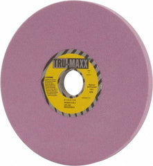 Tru-Maxx - 8" Diam x 1-1/4" Hole x 1/2" Thick, J Hardness, 80 Grit Surface Grinding Wheel - Aluminum Oxide, Type 1, Medium Grade, 3,600 Max RPM, Vitrified Bond, No Recess - Americas Industrial Supply
