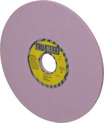 Tru-Maxx - 8" Diam x 1-1/4" Hole x 1/4" Thick, K Hardness, 100 Grit Surface Grinding Wheel - Aluminum Oxide, Type 1, Fine Grade, 3,600 Max RPM, Vitrified Bond, No Recess - Americas Industrial Supply