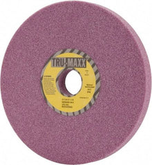 Tru-Maxx - 8" Diam x 1-1/4" Hole x 3/4" Thick, K Hardness, 46 Grit Surface Grinding Wheel - Aluminum Oxide, Type 1, Coarse Grade, 3,600 Max RPM, Vitrified Bond, No Recess - Americas Industrial Supply