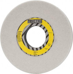 Tru-Maxx - 10" Diam x 3" Hole x 1" Thick, J Hardness, 46 Grit Surface Grinding Wheel - Aluminum Oxide, Type 1, Coarse Grade, 3,250 Max RPM, Vitrified Bond, No Recess - Americas Industrial Supply